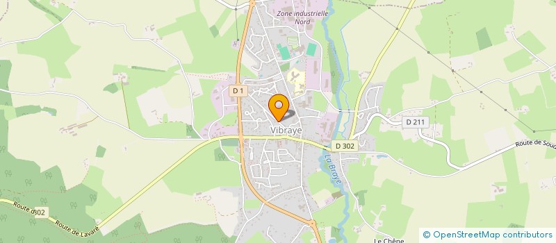 localisation de l'entreprise SCI LMC  VIBRAYE