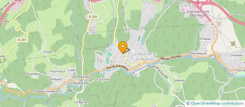 localisation de l'entreprise SCI LMC  LA MONNERIE-LE-MONTEL