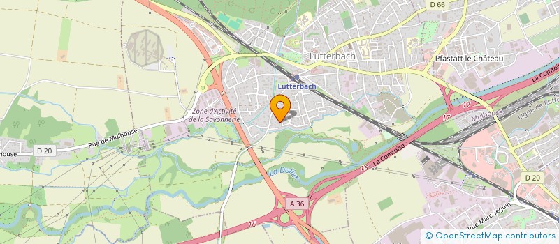 localisation de l'entreprise SCI LMC  MULHOUSE