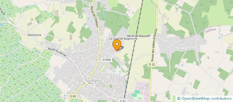 localisation de l'entreprise SCI LMC à SOULLANS