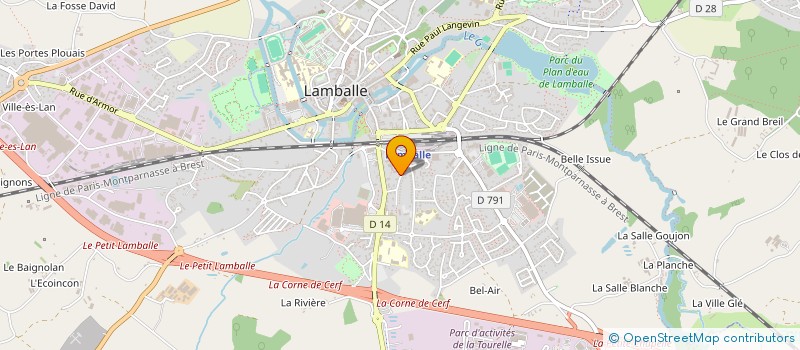 localisation de l'entreprise SCI LMC  LAMBALLE-ARMOR
