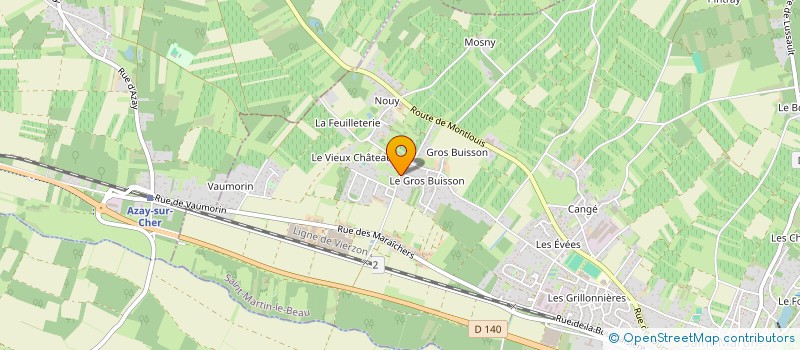 localisation de l'entreprise SCI LMC LE SULKY  SAINT-MARTIN-LE-BEAU