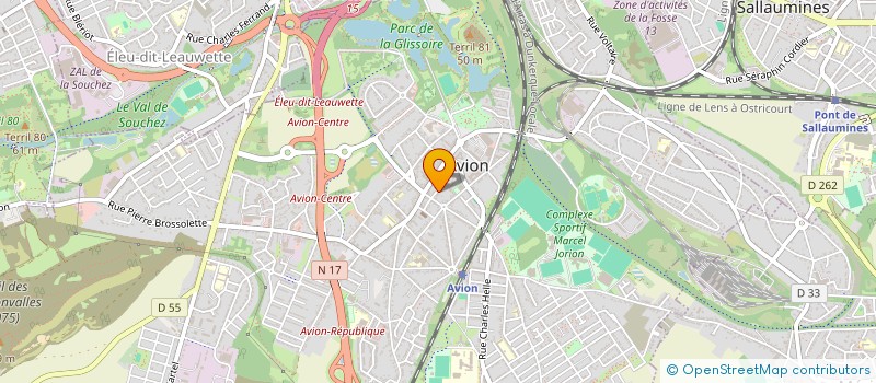 localisation de l'entreprise SCI LMC PASTEUR  AVION