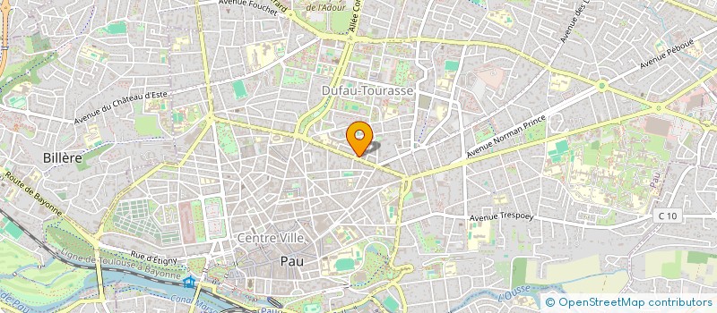 localisation de l'entreprise SCI LMCG à PAU