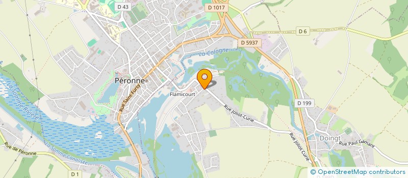 localisation de l'entreprise SCI LMCO  DOINGT