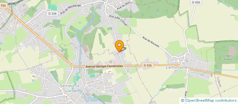 localisation de l'entreprise SCI LMCV  ROUSIES