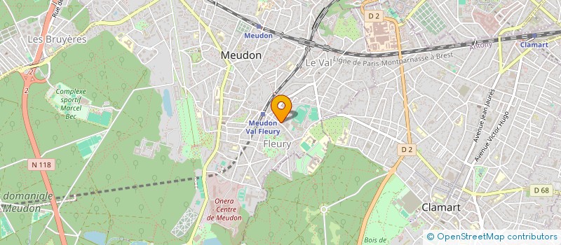 localisation de l'entreprise SCI LMD à MEUDON