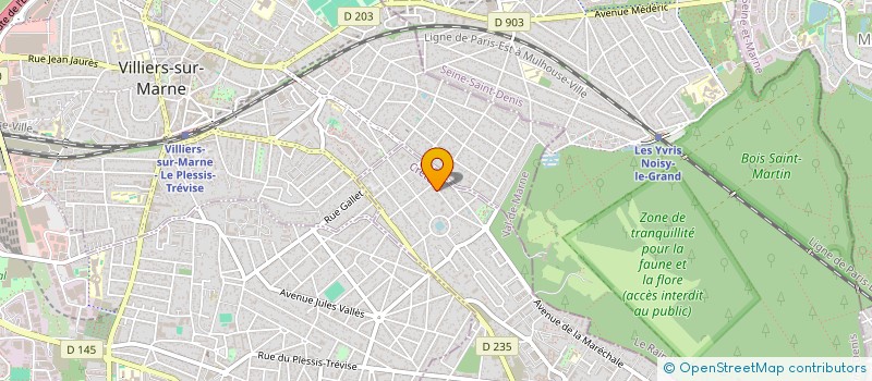 localisation de l'entreprise SCI LMD  LE PLESSIS-TREVISE