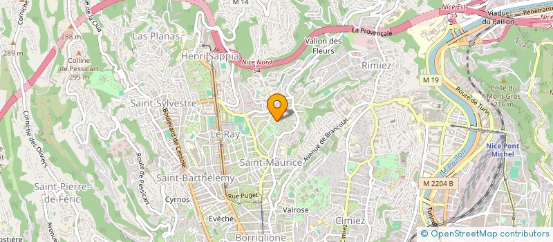localisation de l'entreprise SCI LMD à NICE