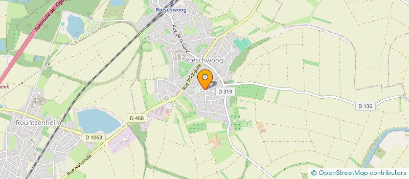 localisation de l'entreprise SCI LMD  RSCHWOOG