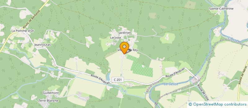 localisation de l'entreprise SCI LMD DE LANGE  REAUP-LISSE