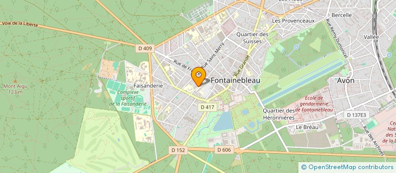 localisation de l'entreprise SCI LMDD FONTAINEBLEAU à FONTAINEBLEAU