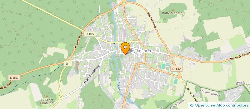 localisation de l'entreprise SCI LMDS à MILLY-LA-FORET