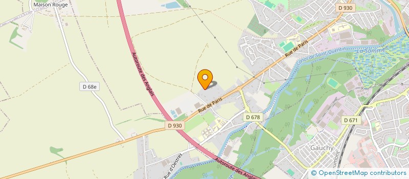 localisation de l'entreprise SCI LME à SAINT-QUENTIN
