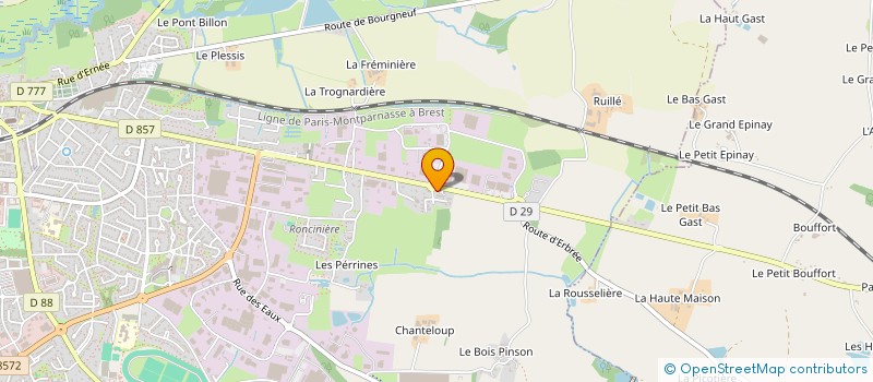 localisation de l'entreprise SCI LME  VITRE