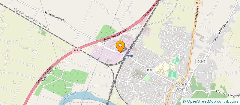localisation de l'entreprise SCI LMFP  LIVRON-SUR-DROME