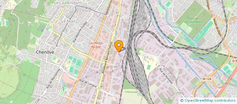 localisation de l'entreprise SCI LMG à CHENOVE