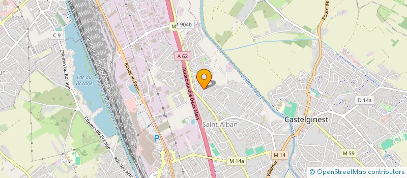 localisation de l'entreprise SCI LMG  SAINT-ALBAN