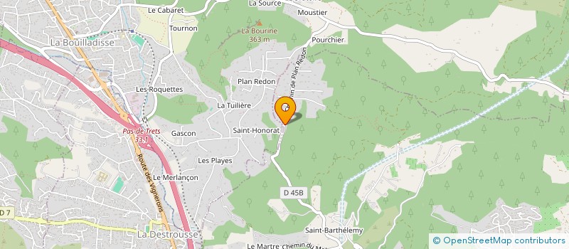 localisation de l'entreprise SCI LMG à AURIOL
