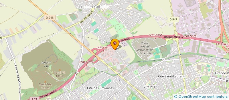 localisation de l'entreprise SCI LMG  LOOS-EN-GOHELLE