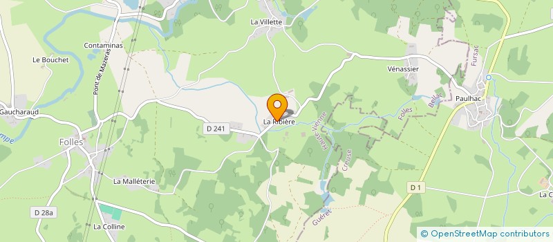 localisation de l'entreprise SCI LMGC à FOLLES