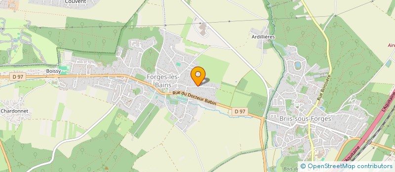 localisation de l'entreprise SCI LMGP  FORGES-LES-BAINS