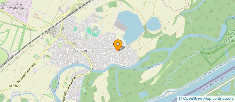 localisation de l'entreprise SCI LMH  LA WANTZENAU