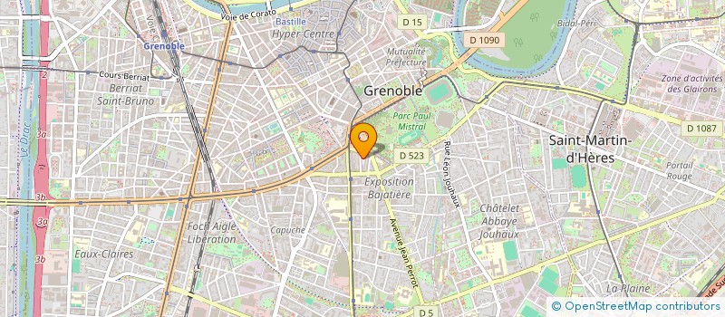localisation de l'entreprise SCI LMI à GRENOBLE