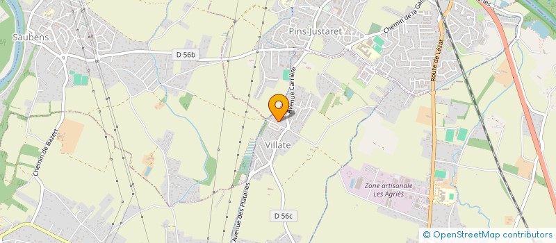 localisation de l'entreprise SCI  LMJ  VILLATE