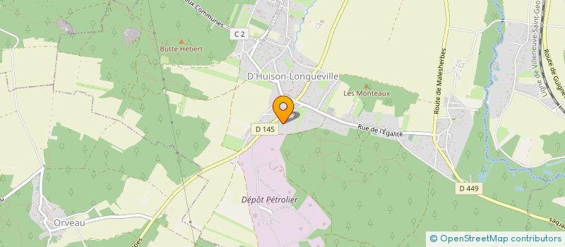 localisation de l'entreprise SCI LMJS à D'HUISON-LONGUEVILLE