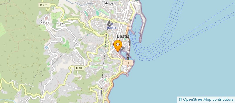 localisation de l'entreprise SCI LML à BASTIA