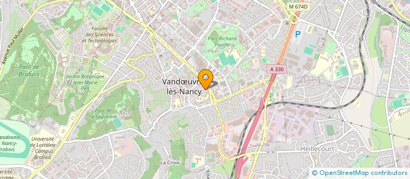 localisation de l'entreprise SCI LML IMMO  VANDUVRE-LES-NANCY