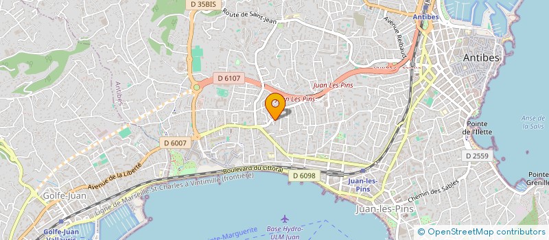 localisation de l'entreprise SCI LMN à ANTIBES