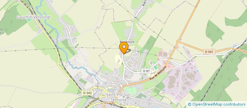 localisation de l'entreprise SCI LMN  SAINT-POL-SUR-TERNOISE