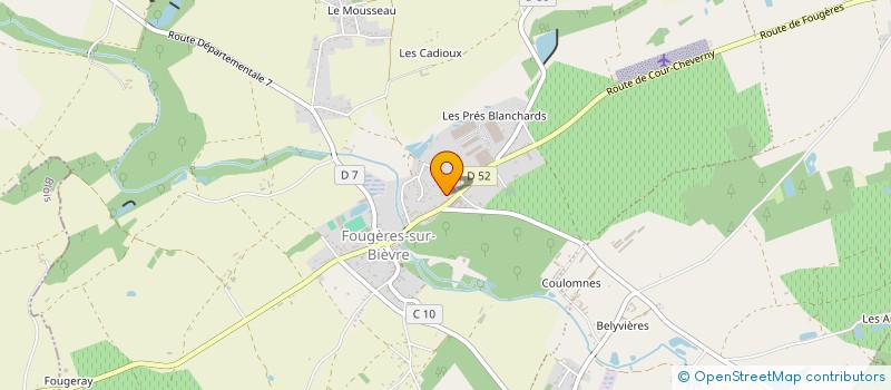 localisation de l'entreprise SCI LMNS  LE CONTROIS-EN-SOLOGNE