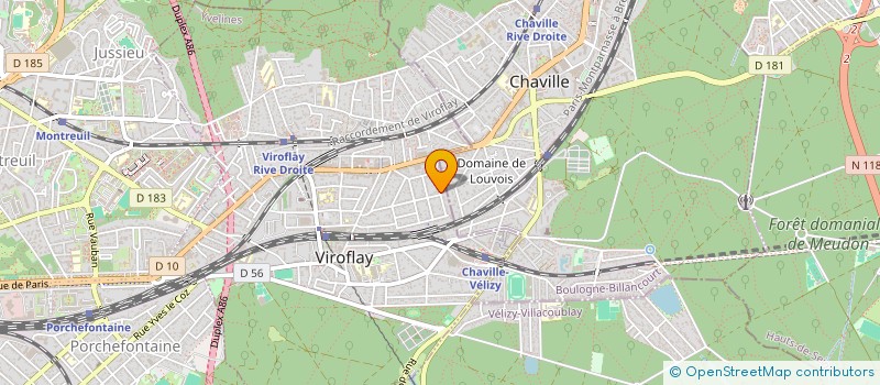 localisation de l'entreprise SCI LMNVR  VIROFLAY