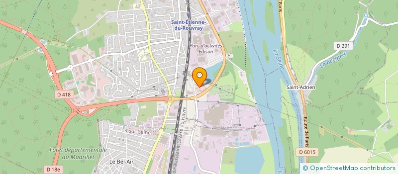 localisation de l'entreprise SCI LMO  SAINT-ETIENNE-DU-ROUVRAY