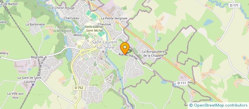 localisation de l'entreprise SCI LMO à SAINT-LAURENT-SUR-SEVRE
