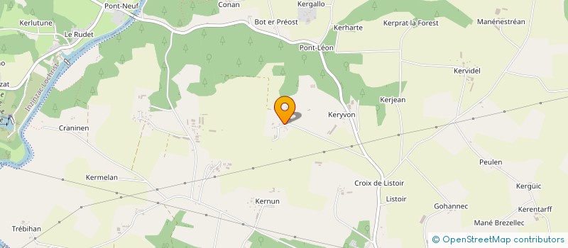 localisation de l'entreprise SCI LMP  LANGUIDIC