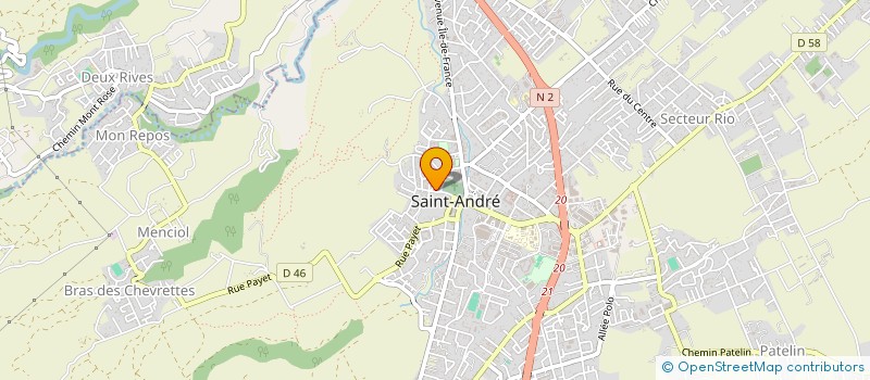 localisation de l'entreprise SCI LMP à SAINT-ANDRE