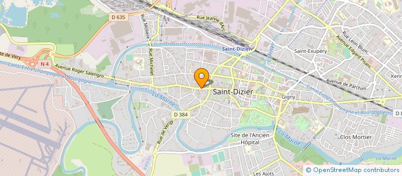 localisation de l'entreprise SCI LMP DE LA NOUE à SAINT-DIZIER