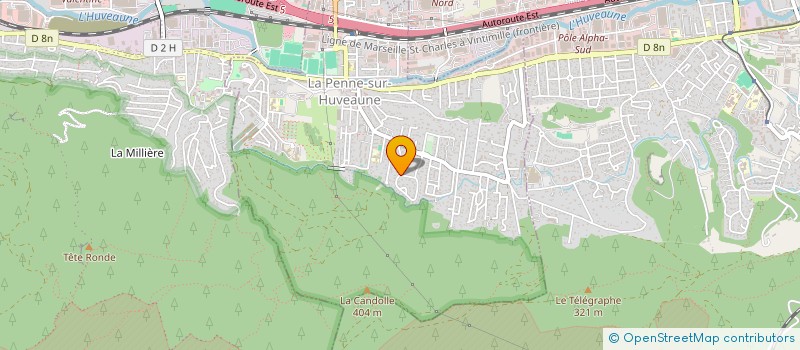 localisation de l'entreprise SCI LMP ROUEN  LA PENNE-SUR-HUVEAUNE