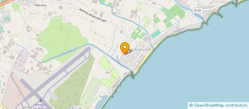 localisation de l'entreprise SCI LMPG à HYERES