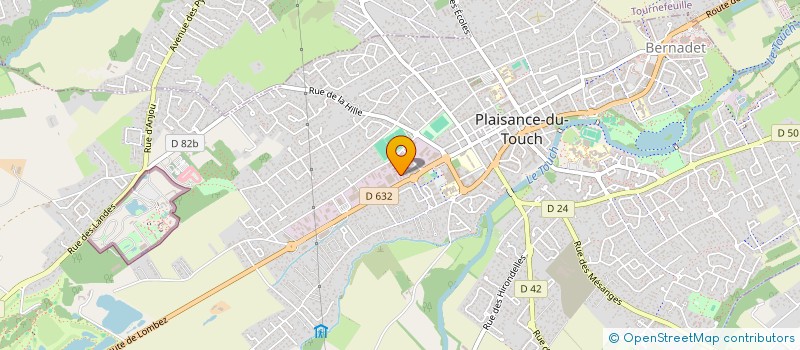 localisation de l'entreprise SCI LMPM  PLAISANCE-DU-TOUCH