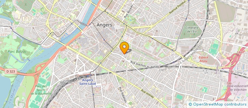 localisation de l'entreprise SCI LMPM à ANGERS