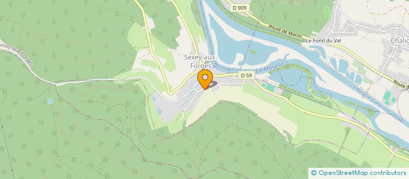 localisation de l'entreprise SCI LMPV  SEXEY-AUX-FORGES