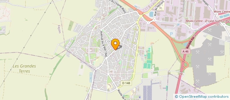 localisation de l'entreprise SCI LMPV à CORBAS