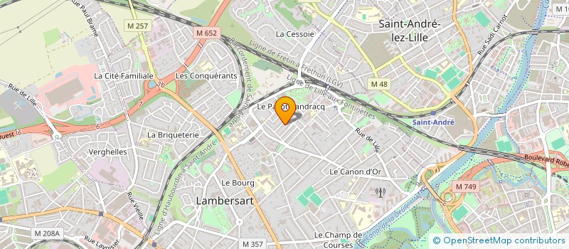 localisation de l'entreprise SCI LMR à LAMBERSART