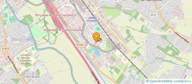 localisation de l'entreprise SCI LMRV  LABEGE