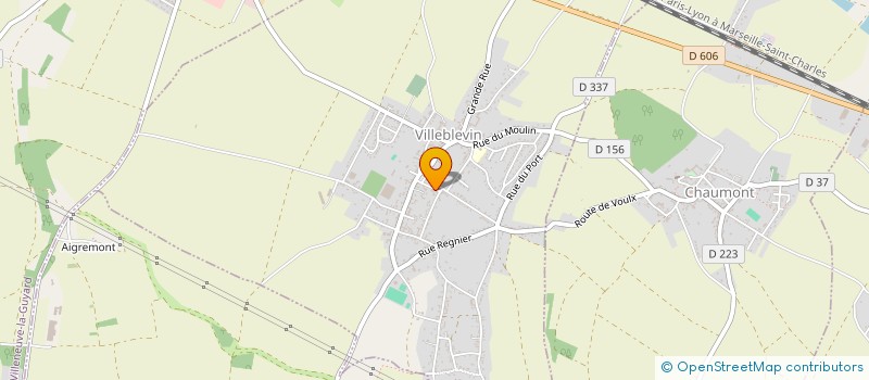 localisation de l'entreprise SCI LMS  VILLEBLEVIN